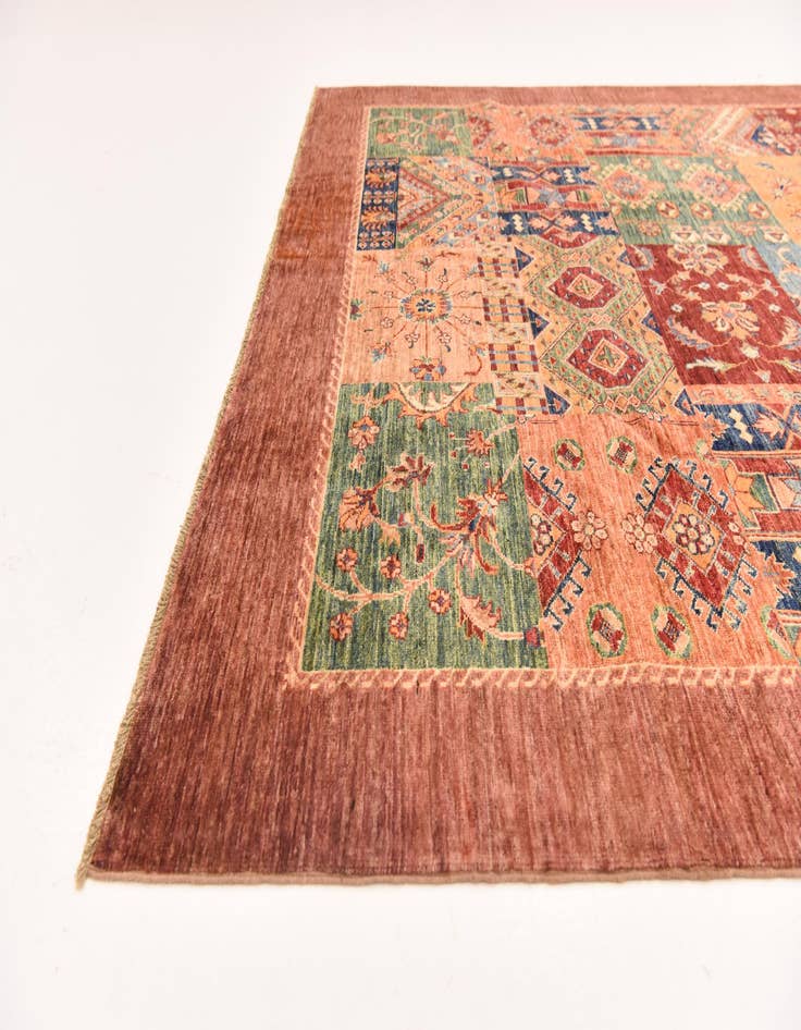 Detail image of  6' 8 x 9' 9  Hand Knotted Ariana Ziegler Rug