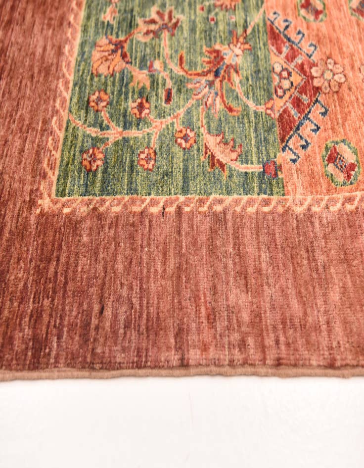 Detail image of  6' 8 x 9' 9  Hand Knotted Ariana Ziegler Rug