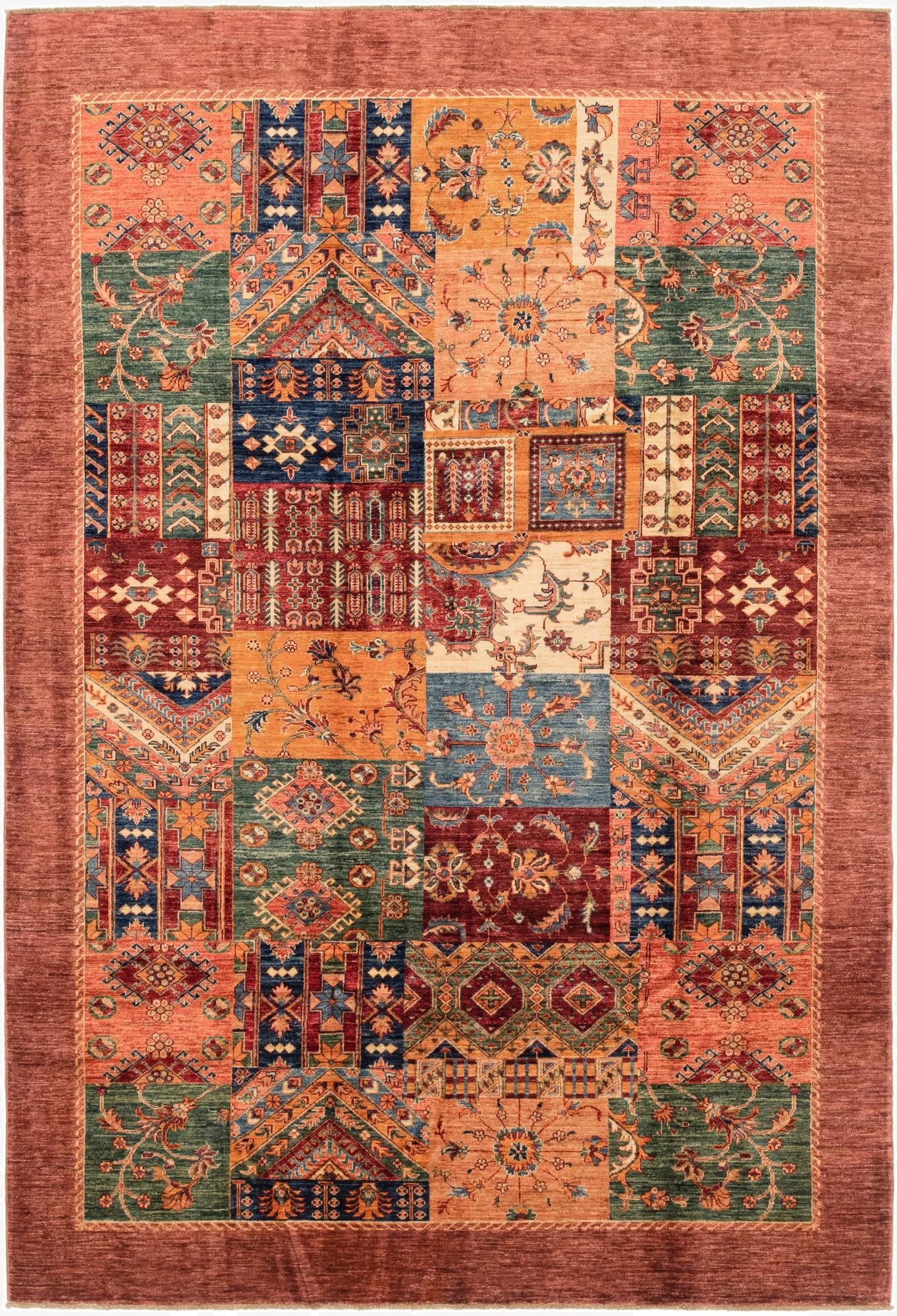  6' 8 x 9' 9  Hand Knotted Ariana Ziegler Rug