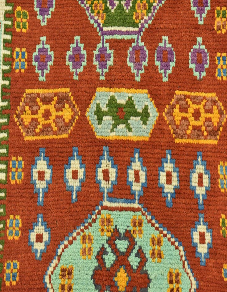 Detail image of  3' 2 x 5'  Hand Knotted Balouch Rug