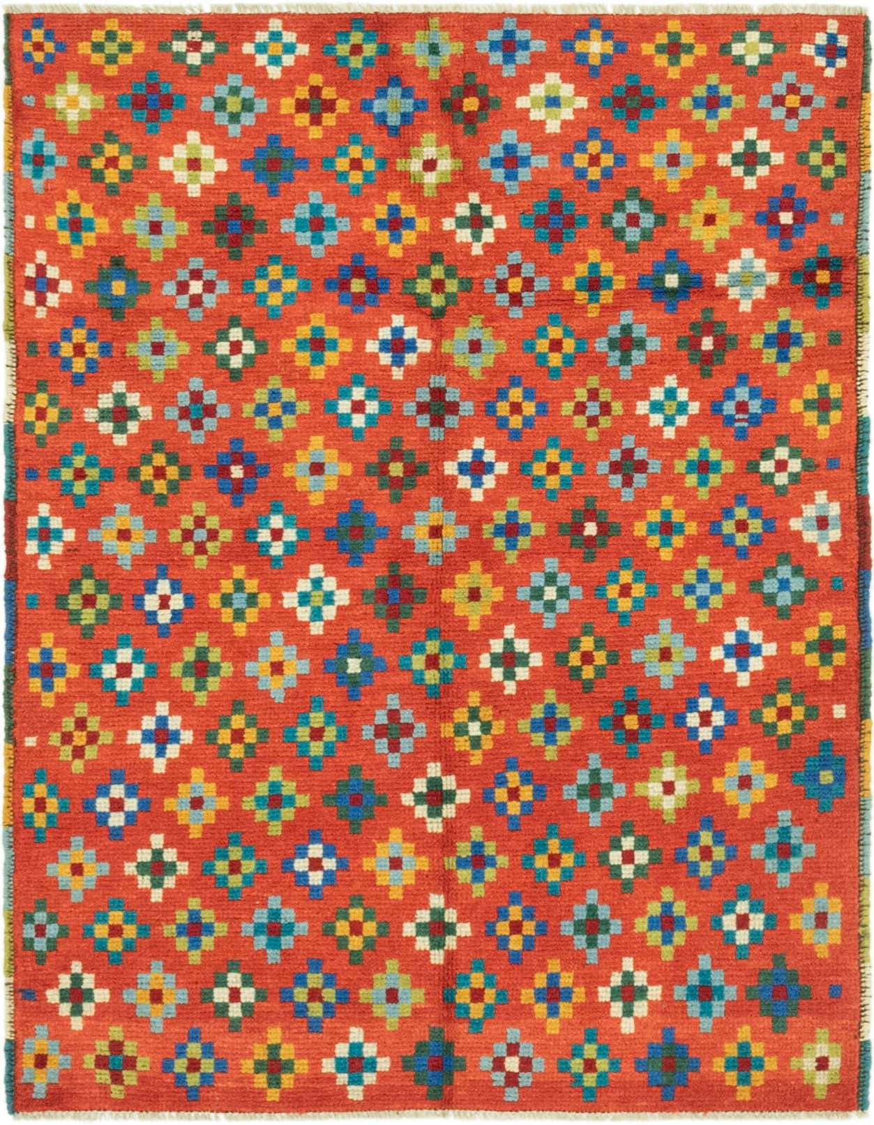 Primary image  3' 2 x 4' 10  Hand Knotted Balouch Rug