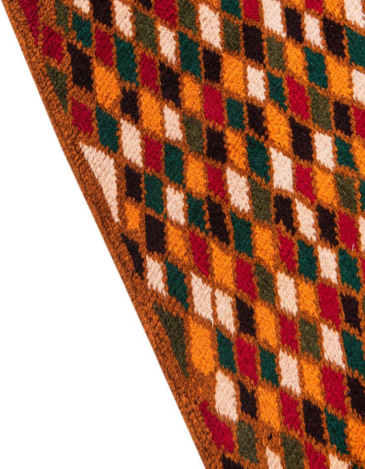 Detail image of  2' 8 x 4' 4  Hand Knotted Balouch Wool Rug