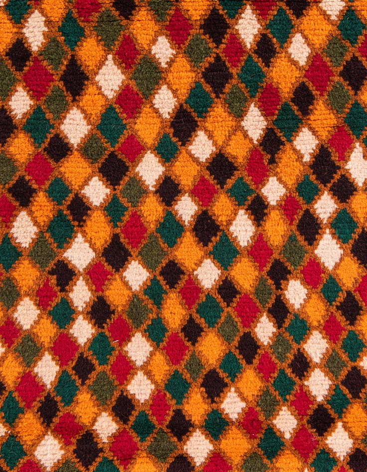 Detail image of  2' 8 x 4' 4  Hand Knotted Balouch Wool Rug