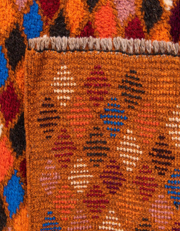 Detail image of  2' 9 x 4' 8  Hand Knotted Balouch Wool Rug