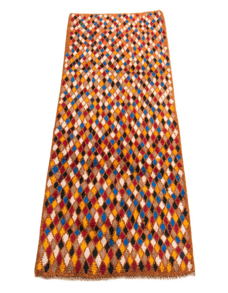 Detail image of  3' x 4' 6  Hand Knotted Balouch Wool Rug