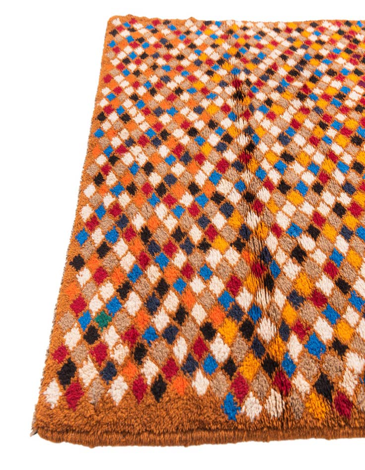 Detail image of  3' x 4' 6  Hand Knotted Balouch Wool Rug