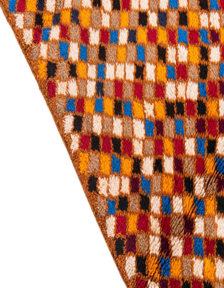 Detail image of  3' x 4' 6  Hand Knotted Balouch Wool Rug