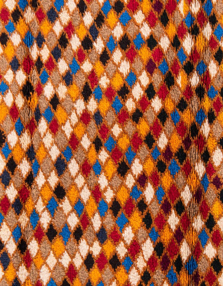 Detail image of  3' x 4' 6  Hand Knotted Balouch Wool Rug