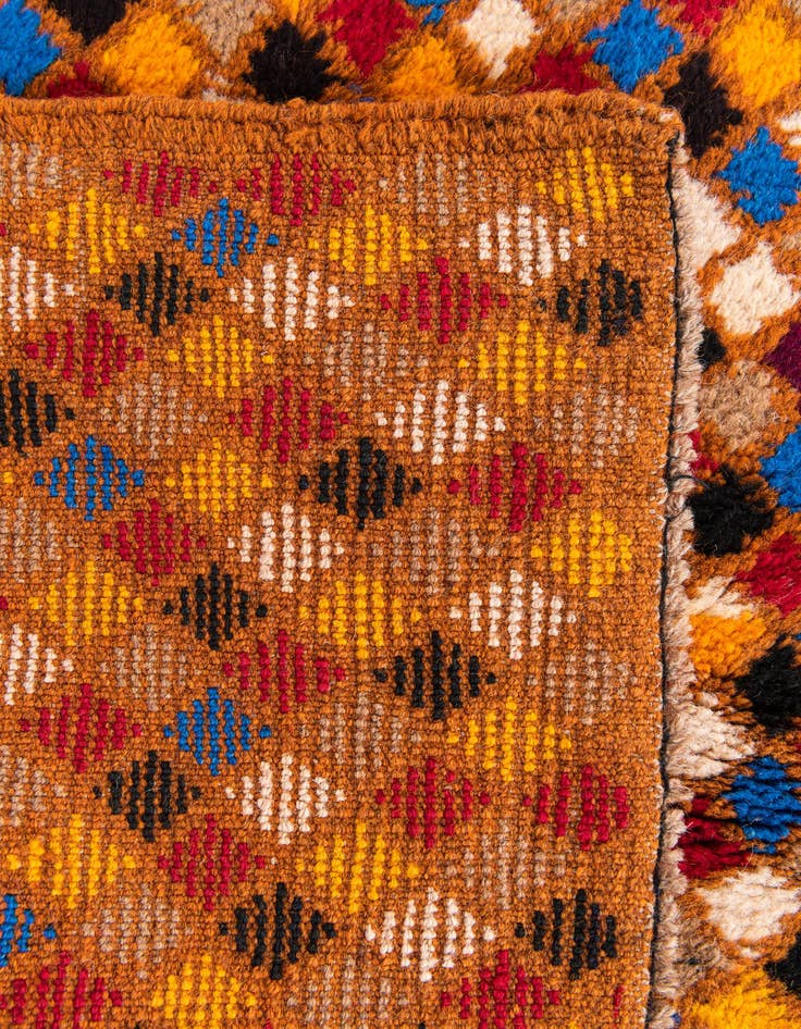 Detail image of  3' x 4' 6  Hand Knotted Balouch Wool Rug