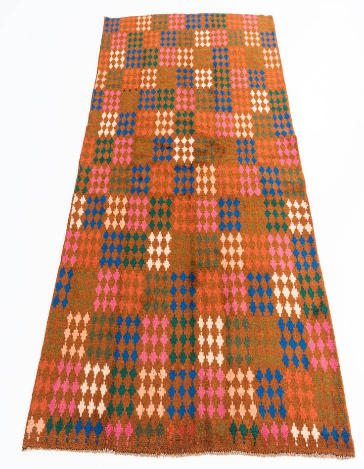 Detail image of  4' 10 x 6' 9  Hand Knotted Balouch Wool Rug