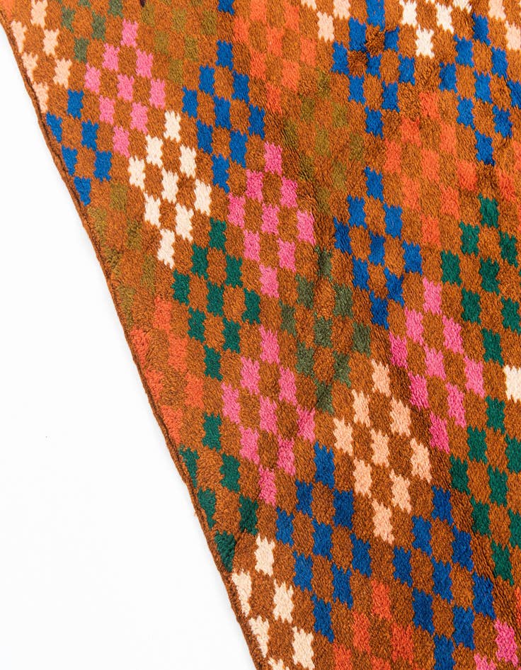 Detail image of  4' 10 x 6' 9  Hand Knotted Balouch Wool Rug