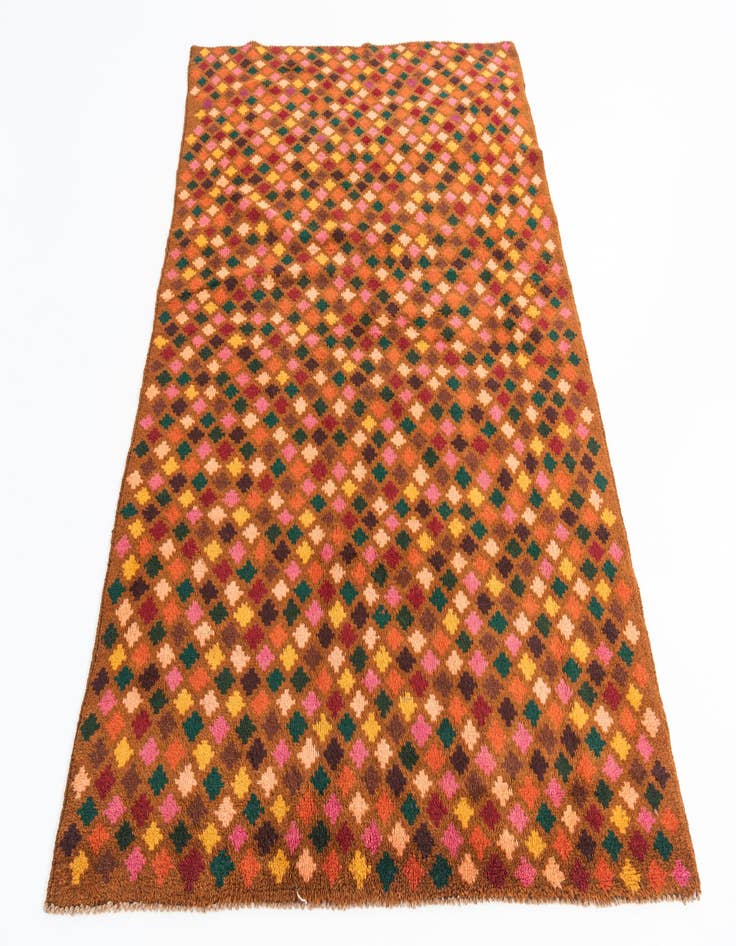 Detail image of  5' x 6' 10  Hand Knotted Balouch Wool Rug