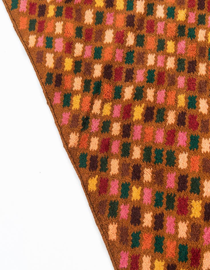 Detail image of  5' x 6' 10  Hand Knotted Balouch Wool Rug