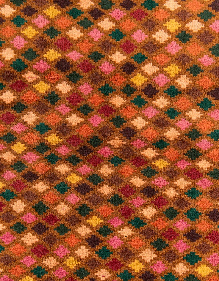 Detail image of  5' x 6' 10  Hand Knotted Balouch Wool Rug