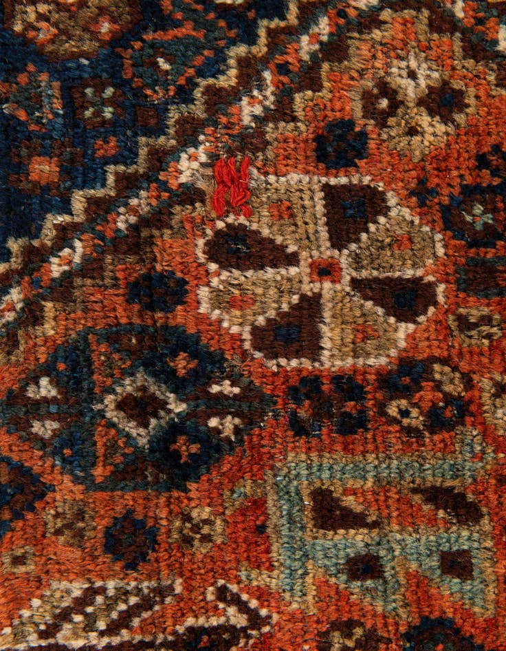 Detail image of  3' 9 x 5' 5  Hand Knotted Balouch Wool Rug