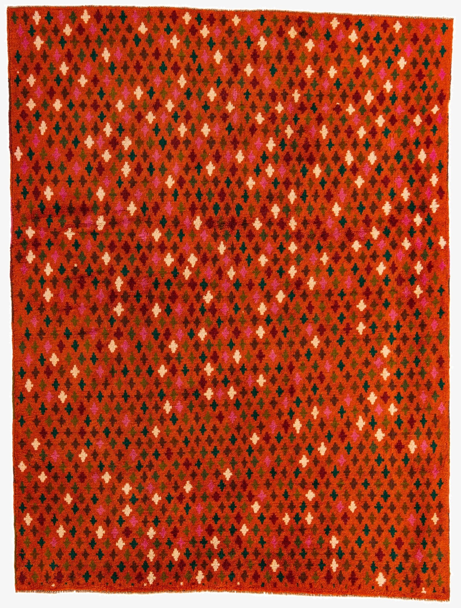  6' 2 x 8' 4  Hand Knotted Balouch Wool Rug