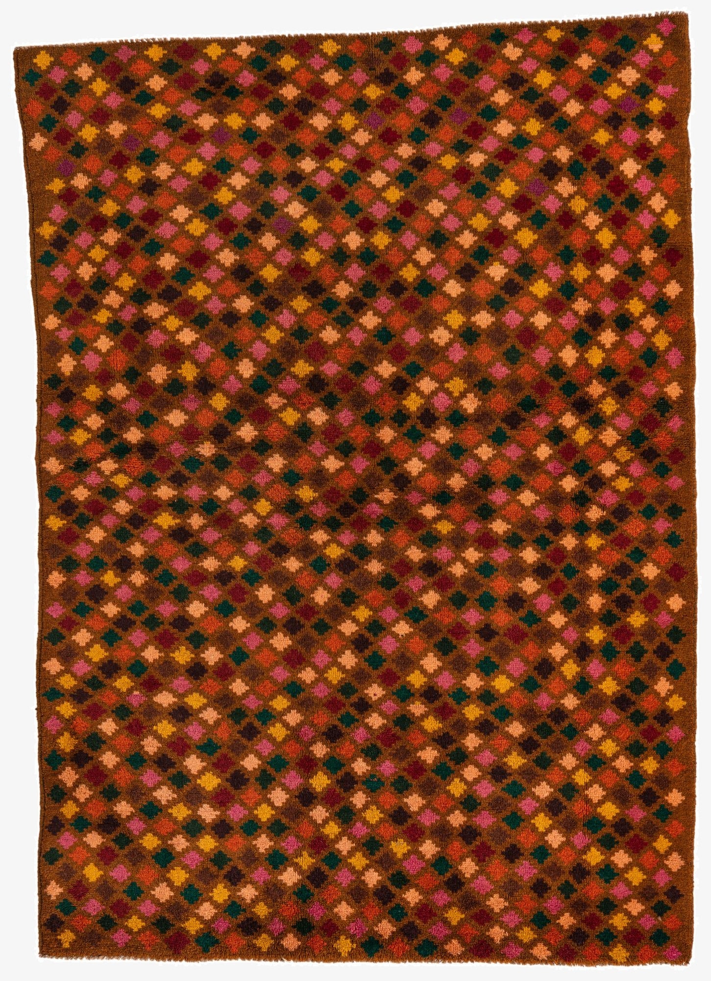  5' x 6' 10  Hand Knotted Balouch Wool Rug