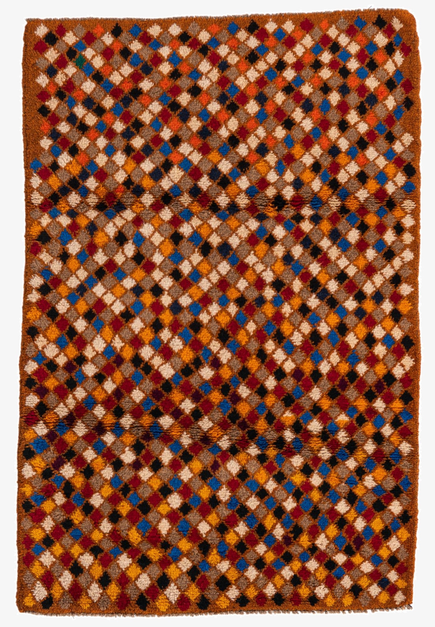  3' x 4' 6  Hand Knotted Balouch Wool Rug