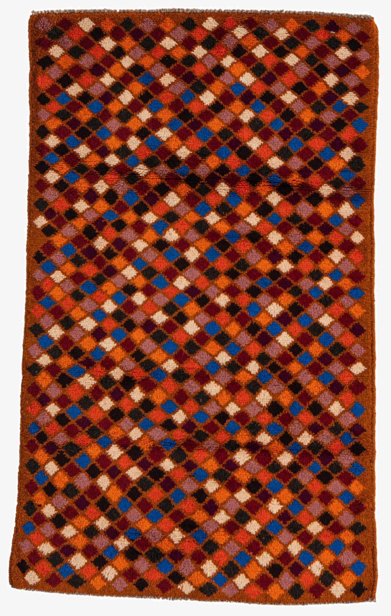  2' 9 x 4' 8  Hand Knotted Balouch Wool Rug