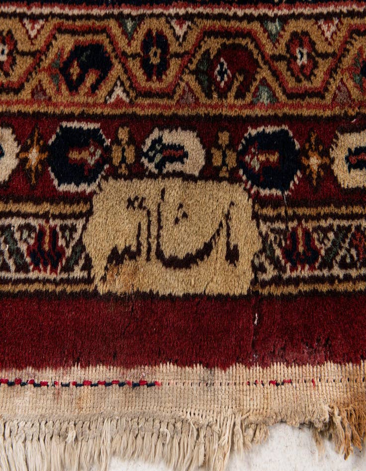 Detail image of  8' 3 x 11' 8  Hand Knotted Bidjar Wool Rug