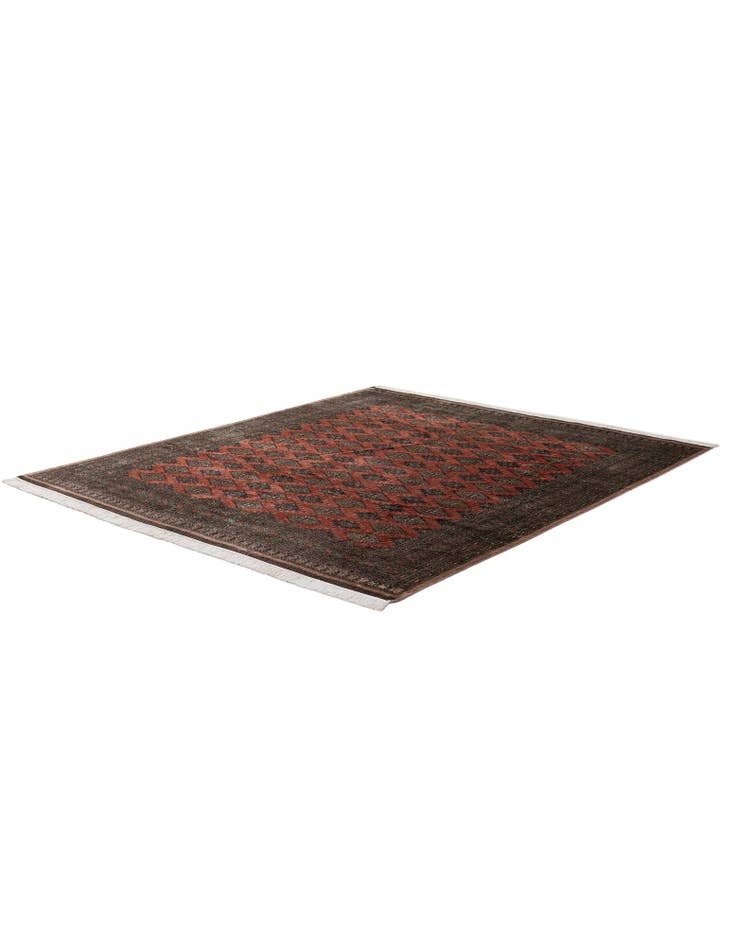 Detail image of  8' 5 x 10' 2  Hand Knotted Bokhara Oriental Wool Rug