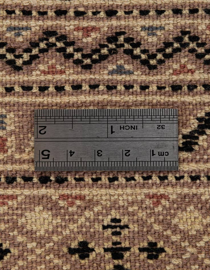 Detail image of  4' 5 x 6' 2  Hand Knotted Bokhara Oriental Rug