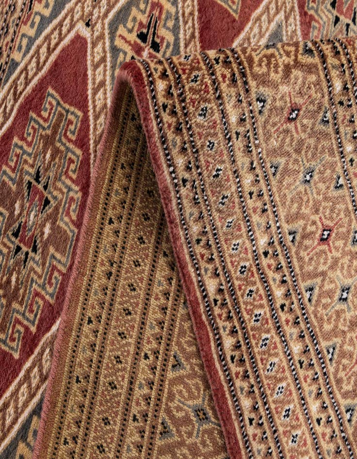 Detail image of  4' 4 x 5' 6  Hand Knotted Bokhara Oriental Rug