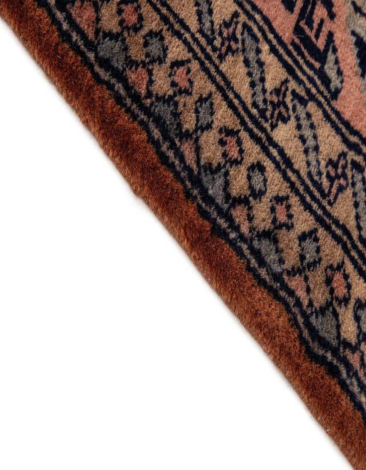 Detail image of  4' 4 x 6' 4  Hand Knotted Bokhara Oriental Wool Rug