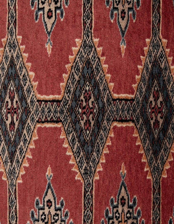 Detail image of  8' 2 x 10' 8  Hand Knotted Bokhara Oriental Wool Rug