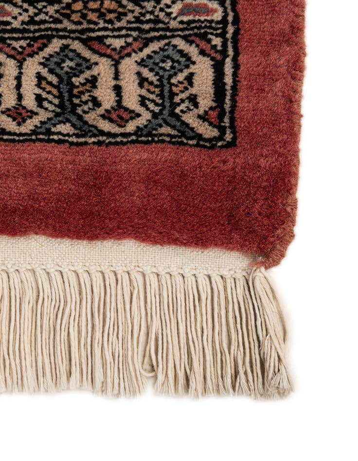 Detail image of  8' 2 x 10' 8  Hand Knotted Bokhara Oriental Wool Rug