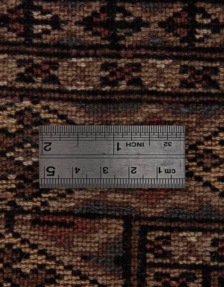 Detail image of  8' 1 x 10' 11  Hand Knotted Bokhara Oriental Wool Rug