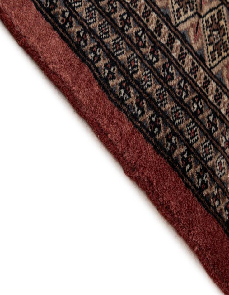 Detail image of  8' 1 x 10' 11  Hand Knotted Bokhara Oriental Wool Rug