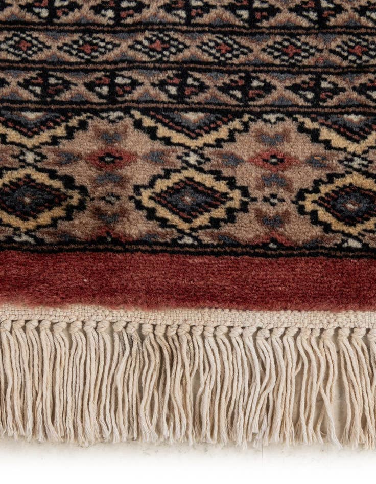 Detail image of  8' 1 x 10' 11  Hand Knotted Bokhara Oriental Wool Rug