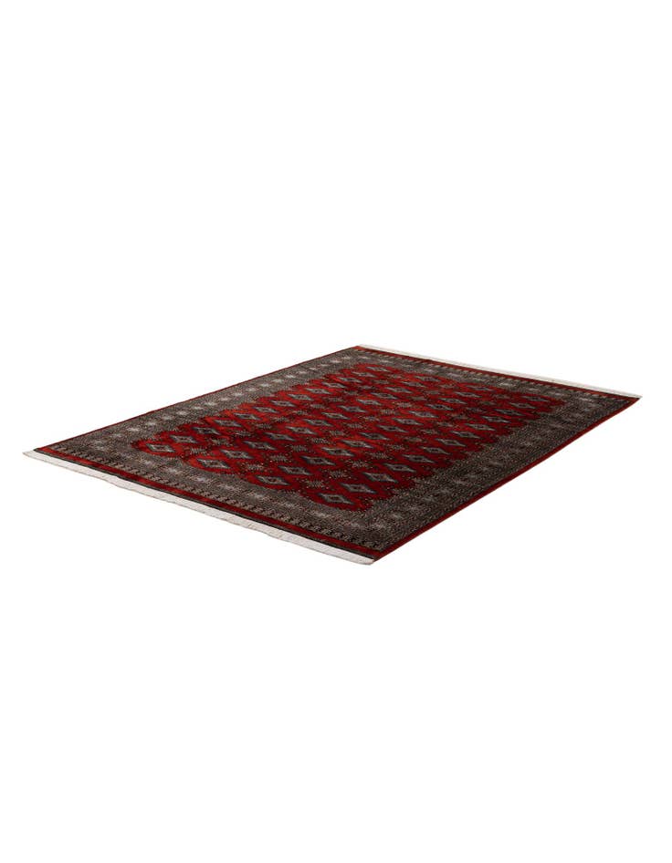 Detail image of  7' 4 x 9' 8  Hand Knotted Bokhara Oriental Wool Rug