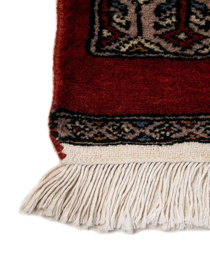 Detail image of  7' 4 x 9' 8  Hand Knotted Bokhara Oriental Wool Rug