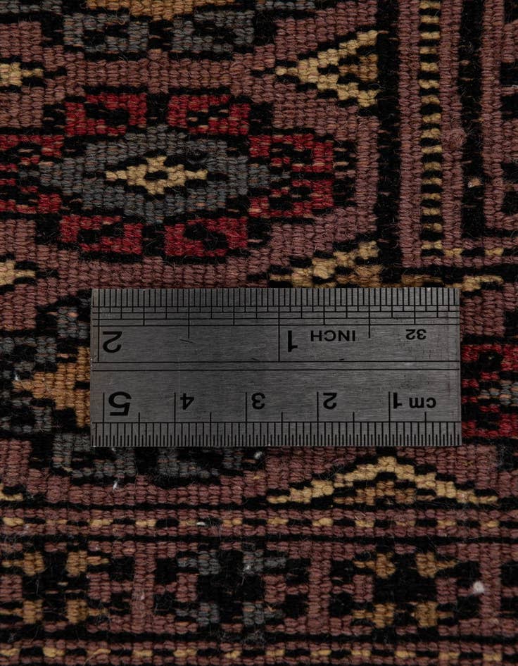 Detail image of  4' x 5' 3  Hand Knotted Bokhara Oriental Wool Rug