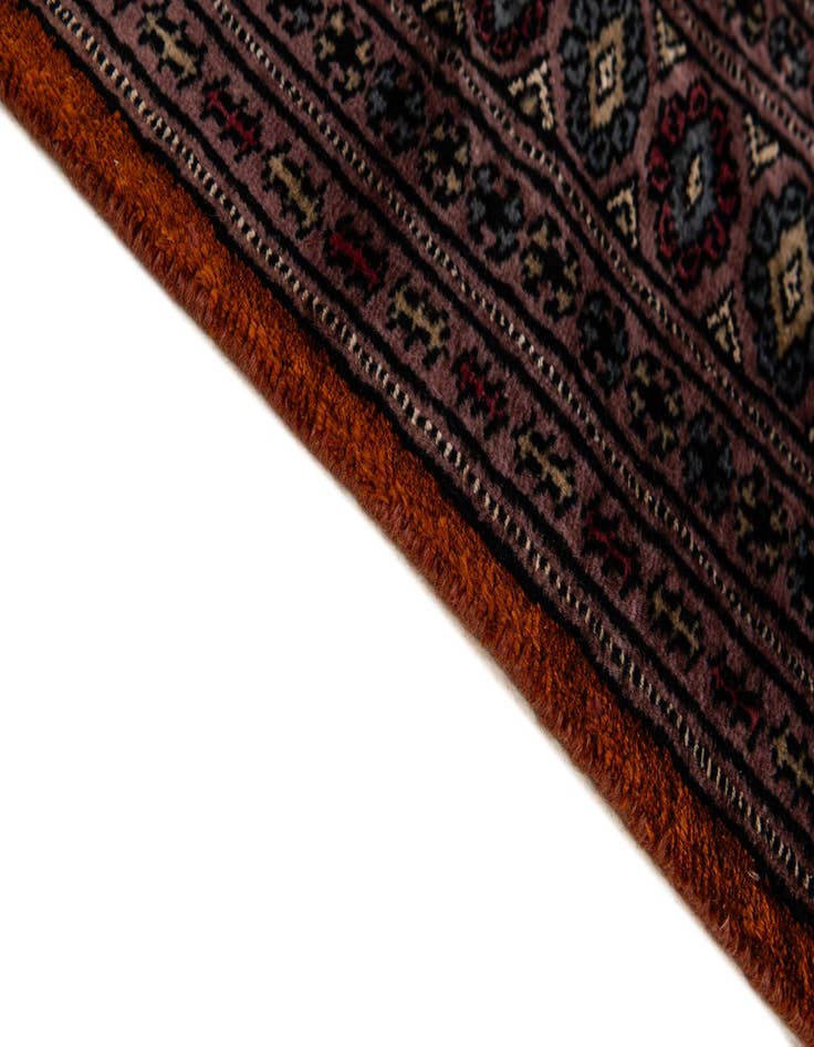 Detail image of  4' x 5' 3  Hand Knotted Bokhara Oriental Wool Rug