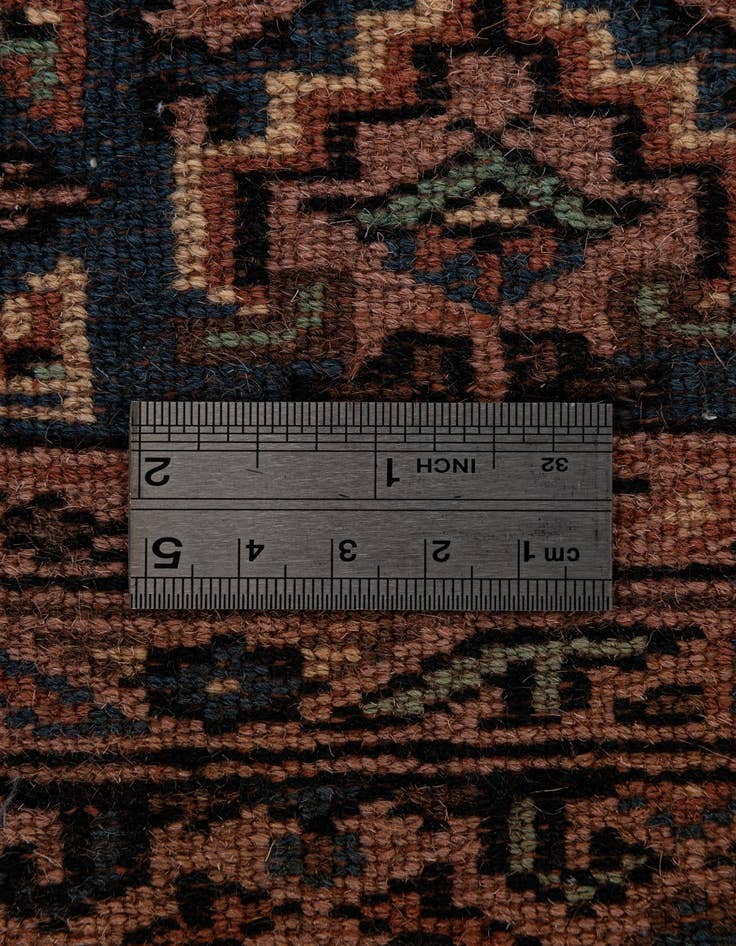 Detail image of  4' 5 x 6' 2  Hand Knotted Bokhara Oriental Wool Rug