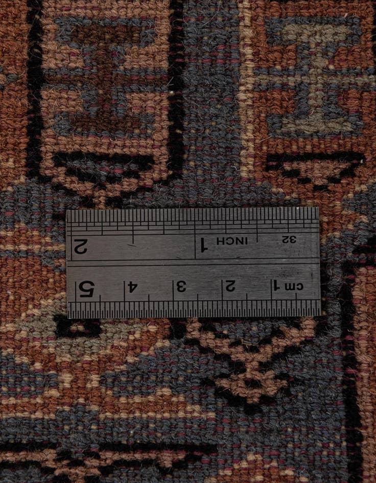 Detail image of  4' 3 x 5' 8  Hand Knotted Bokhara Oriental Wool Rug