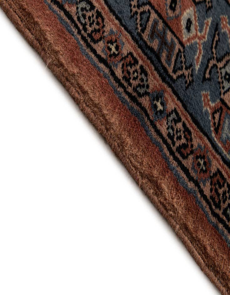 Detail image of  4' 3 x 5' 8  Hand Knotted Bokhara Oriental Wool Rug