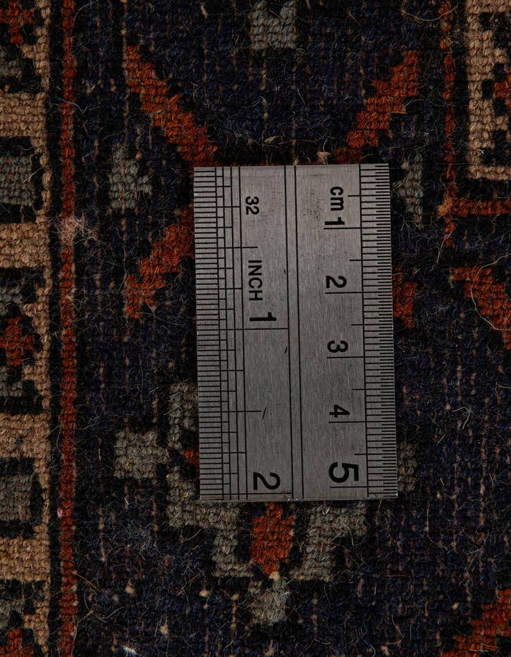 Detail image of  2' 7 x 4' 5  Hand Knotted Bokhara Oriental Wool Rug