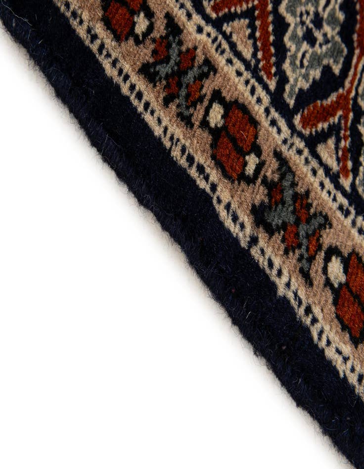 Detail image of  2' 8 x 4' 6  Hand Knotted Bokhara Oriental Wool Rug