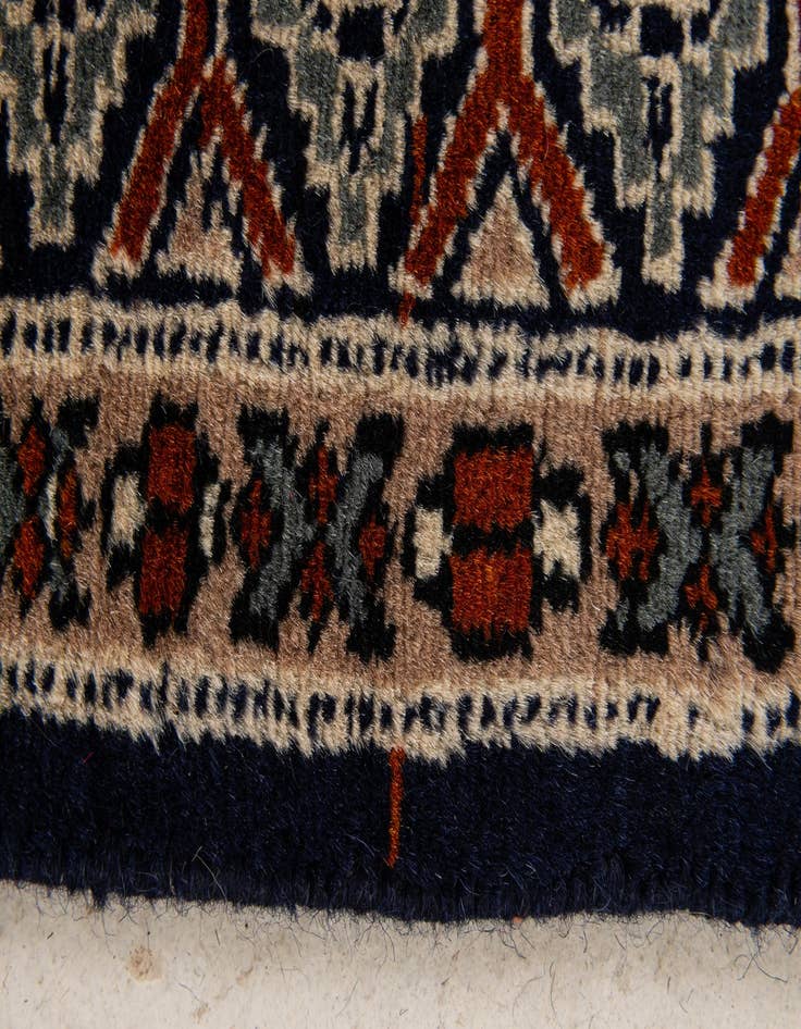 Detail image of  2' 8 x 4' 6  Hand Knotted Bokhara Oriental Wool Rug