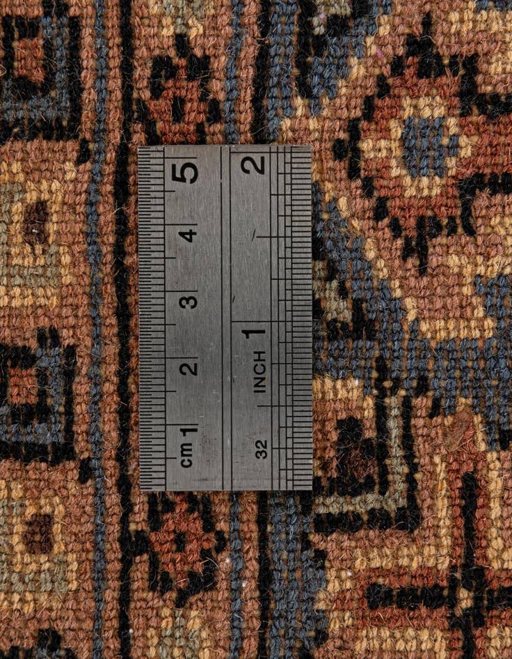 Detail image of  4' 2 x 6' 2  Hand Knotted Bokhara Oriental Wool Rug