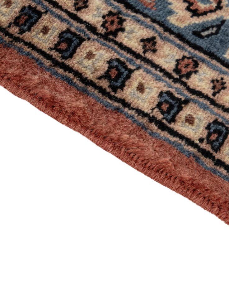 Detail image of  4' 2 x 6' 2  Hand Knotted Bokhara Oriental Wool Rug