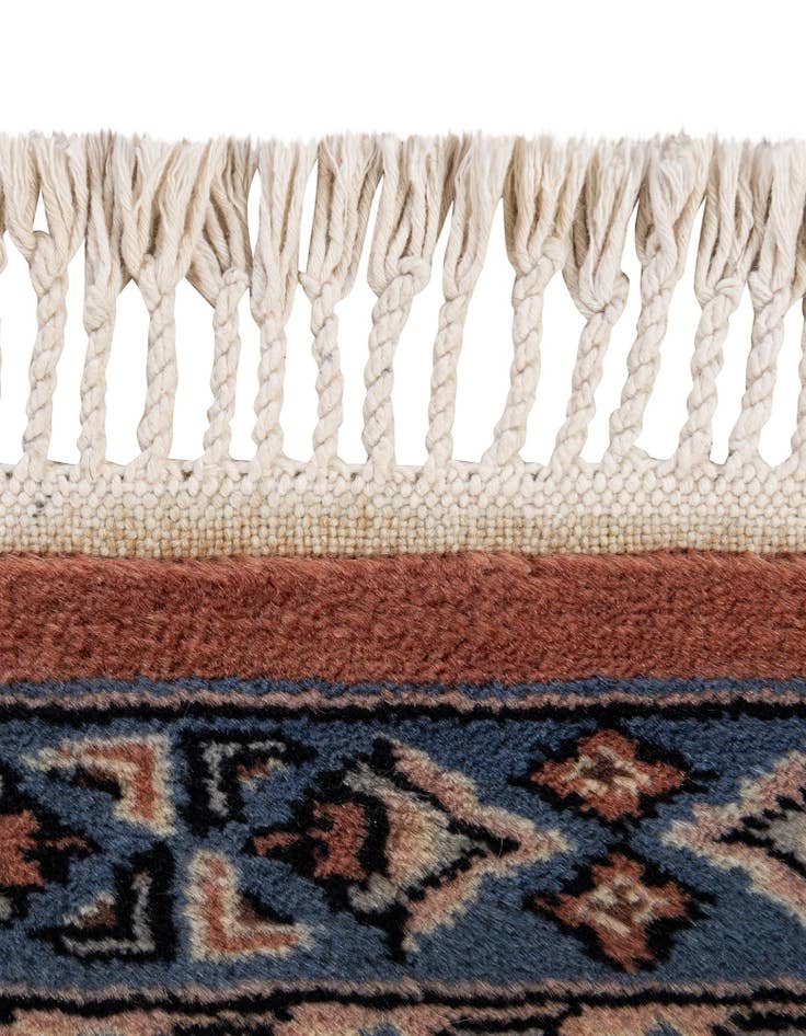 Detail image of  4' 2 x 6' 6  Hand Knotted Bokhara Wool Rug