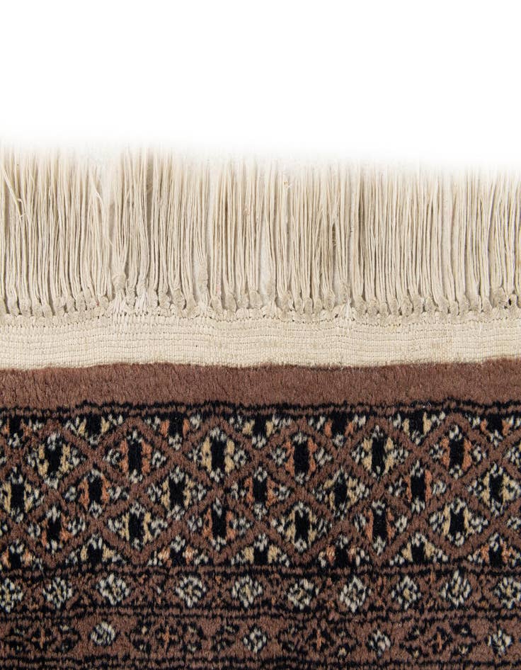 Detail image of  3' 1 x 4' 9  Hand Knotted Bokhara Oriental Wool Rug