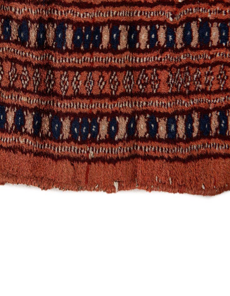 Detail image of  6' 3 x 10' 1  Hand Knotted Bokhara Oriental Wool Rug