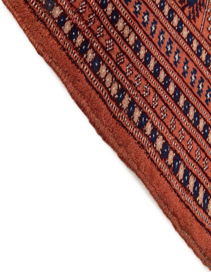 Detail image of  6' 3 x 10' 1  Hand Knotted Bokhara Oriental Wool Rug