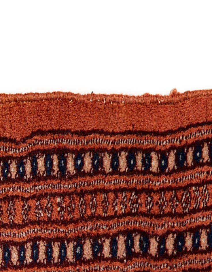 Detail image of  6' 3 x 10' 1  Hand Knotted Bokhara Oriental Wool Rug